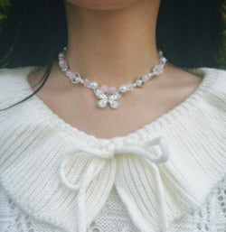 【Ranking NO.4】《即納》 butterfly bees necklace