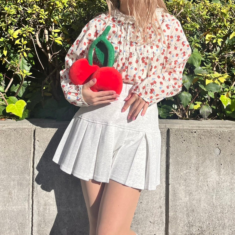 《即納》strawberry blouse